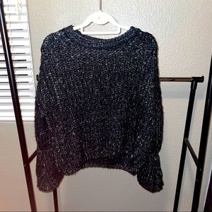 Silver plated copper braid sweater